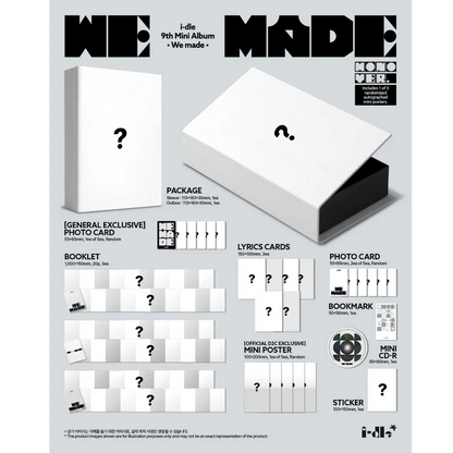 預購 i-dle - 9th Mini Album [We made] 親簽專