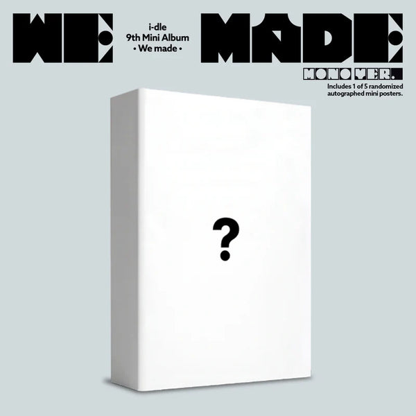 預購 i-dle - 9th Mini Album [We made] 親簽專