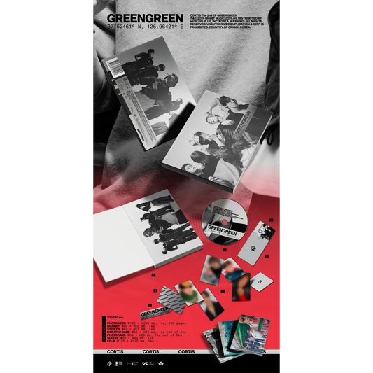 KPOP NARA 美國通路 CORTIS The 2nd EP GREENGREEN 全新未拆專