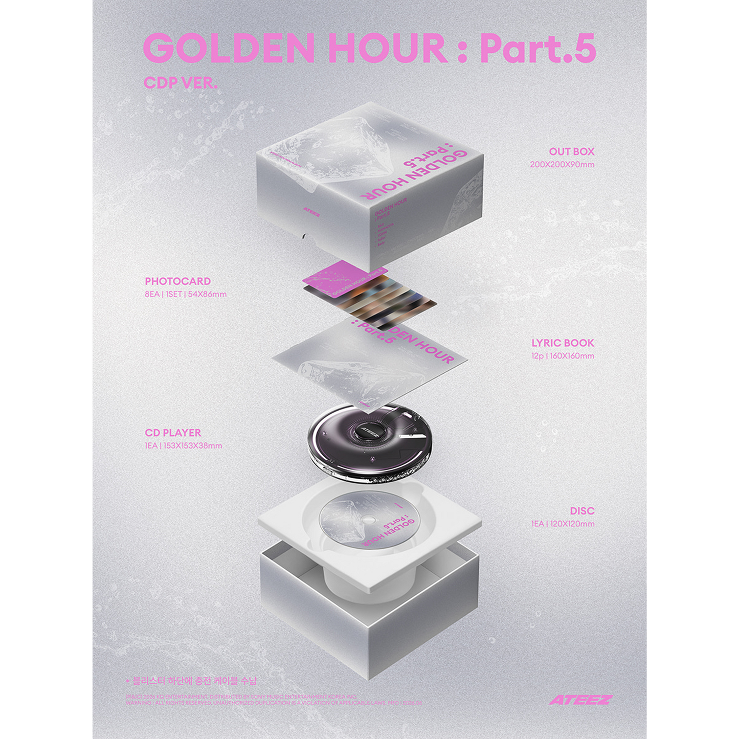 預購 ATEEZ - [GOLDEN HOUR : Part.5] (CDP VER.)