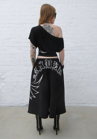 OUTLAW OVERSIZED SWEATSHORTS BLACK