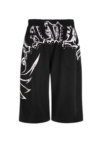 OUTLAW OVERSIZED SWEATSHORTS BLACK